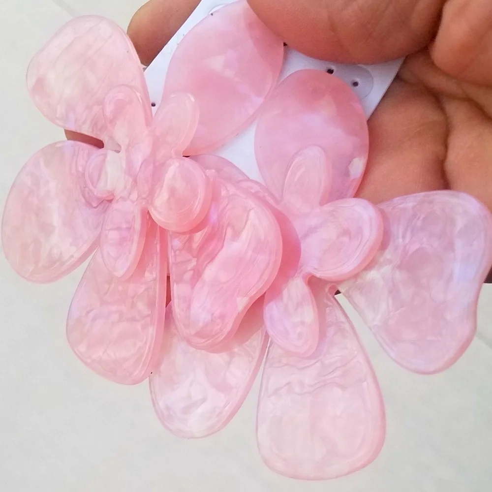 ForAlways Flower Earrings- Pink